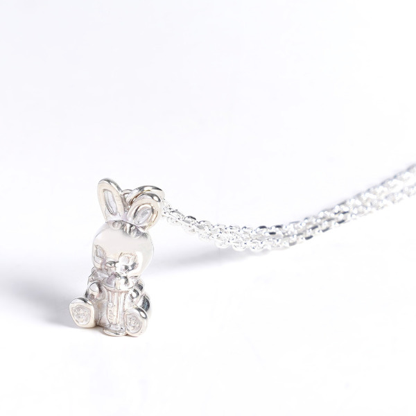 HONESTBOY Rabbit Silver Necklace 詳細画像 Silver 3